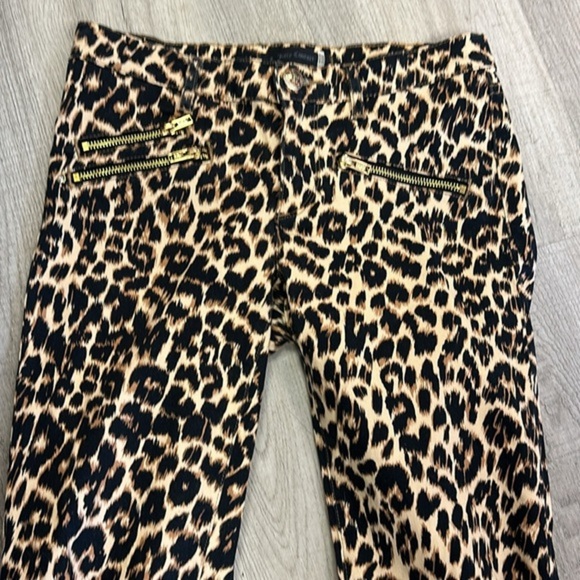 Juicy Couture Cheetah Skinny Pants Y2K SIZE 26 - Picture 1 of 10